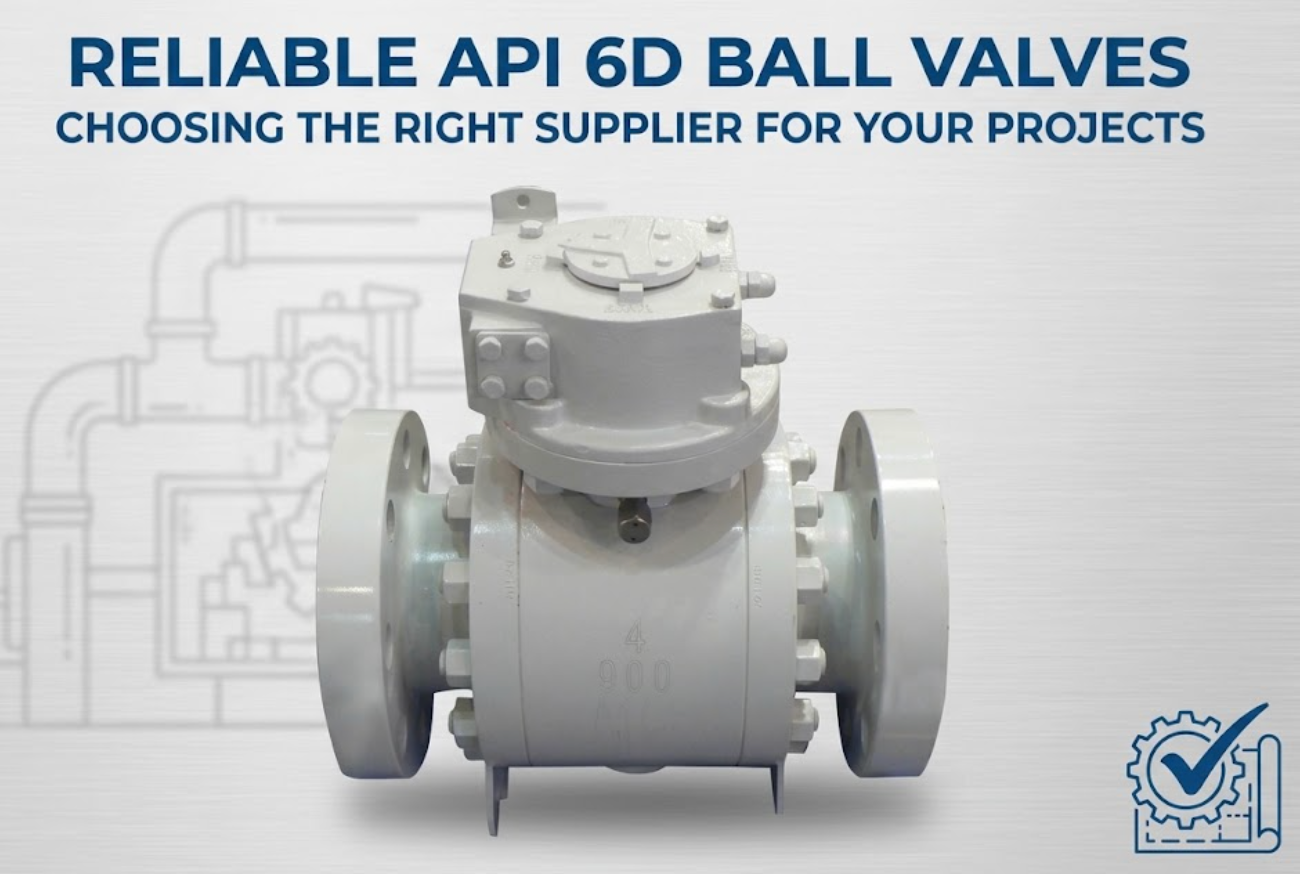 How to choose a reliable API 6D ball valve supplier for Your projects