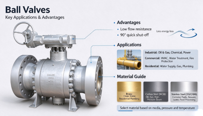 Key Applications and Advantages of Ball Valves